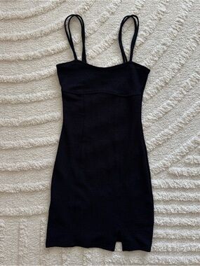 H&M Black Mini Dress Women’s Size XS Bodycon Dress